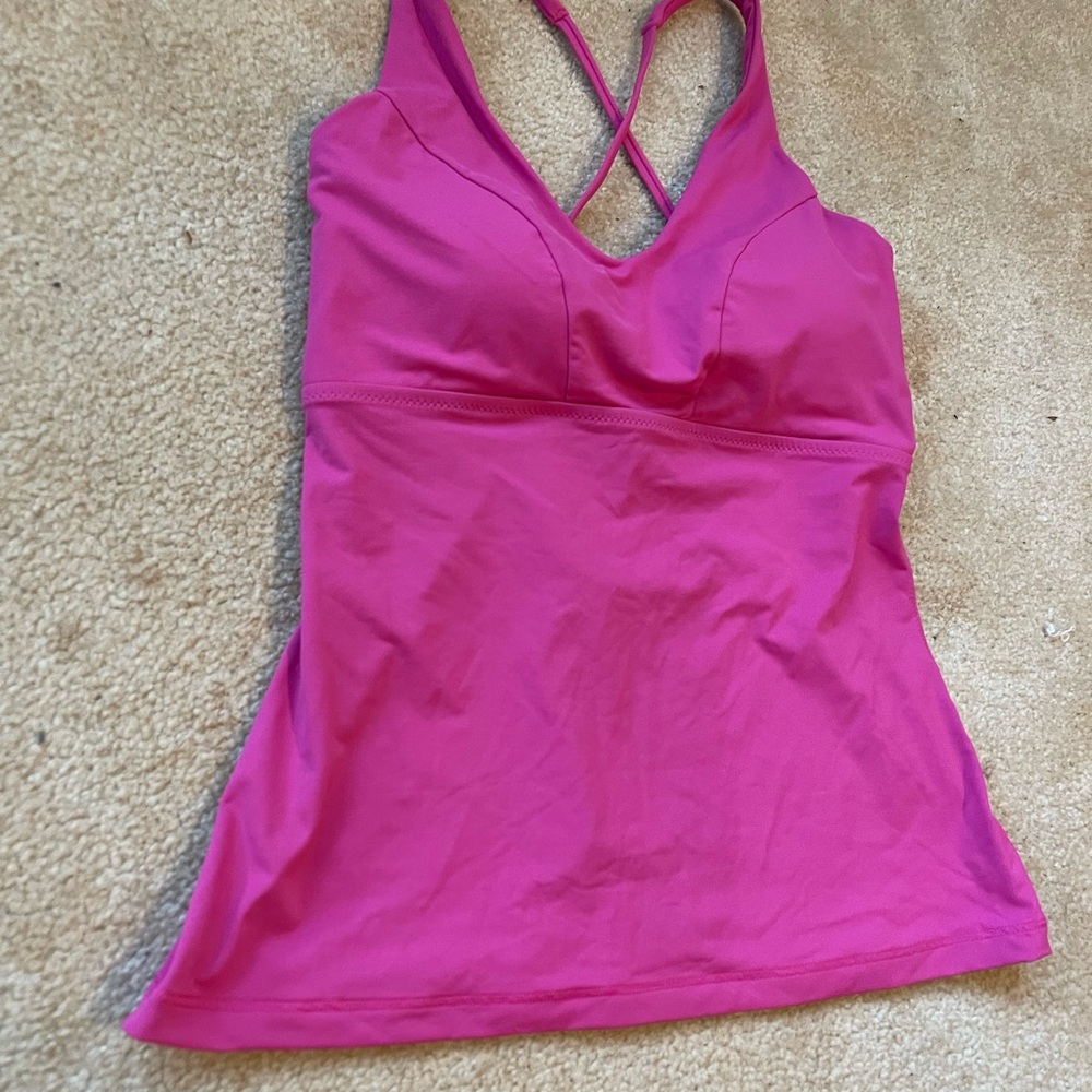 Athleta Pink Tankini Top